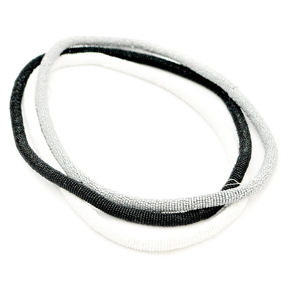Zulu Beaded Long Rope Necklace