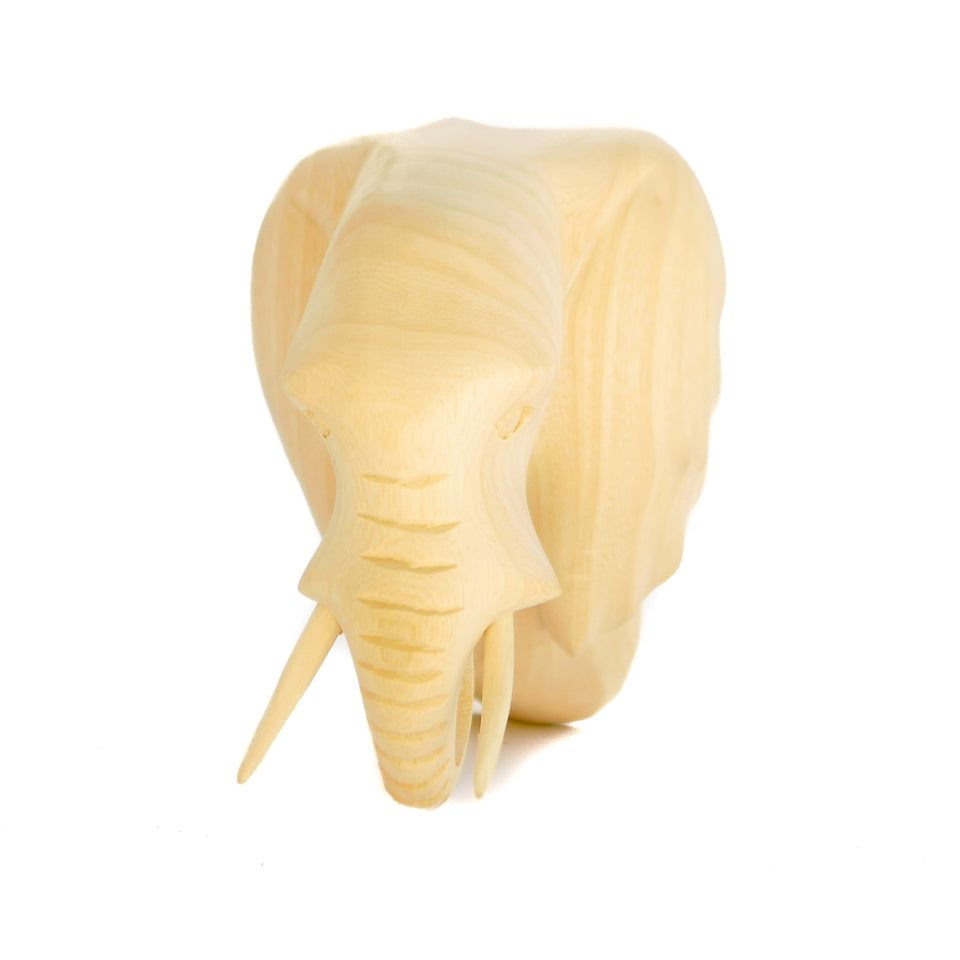 Jacaranda Hand Carved Elephant Head