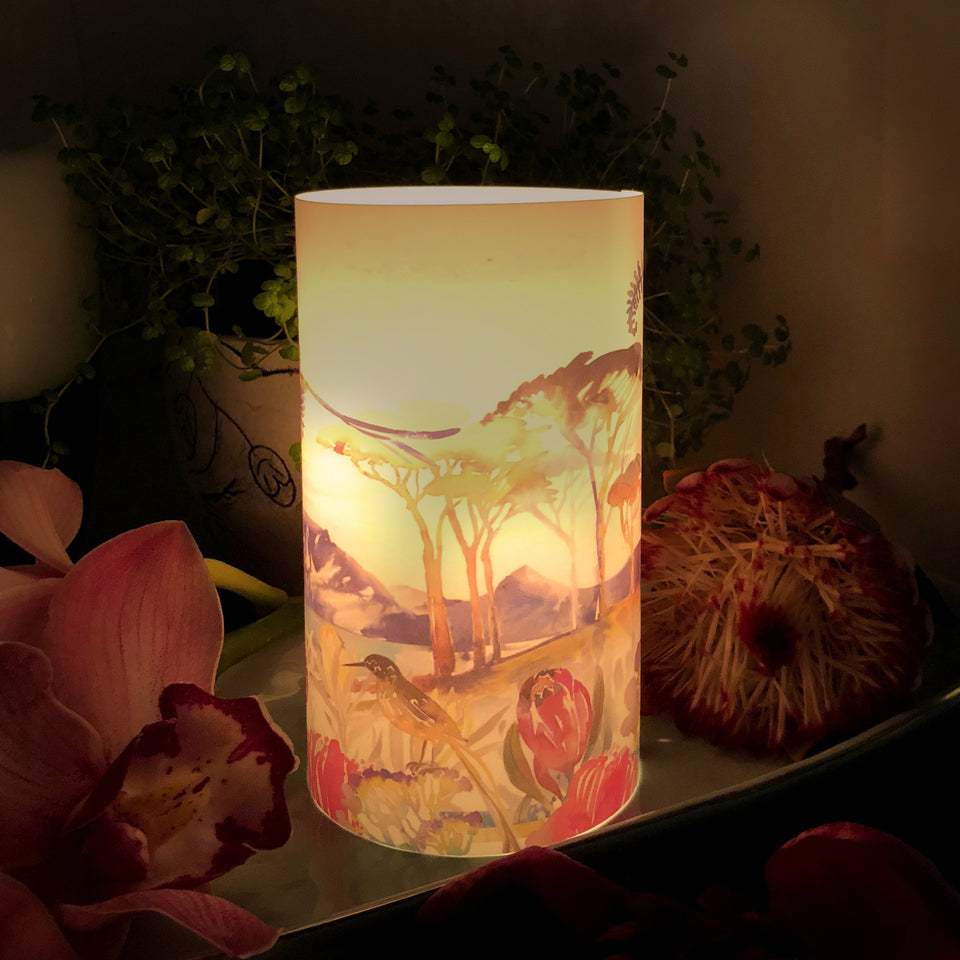 Sharon B Design Table Mountain Candle Shade / Lantern