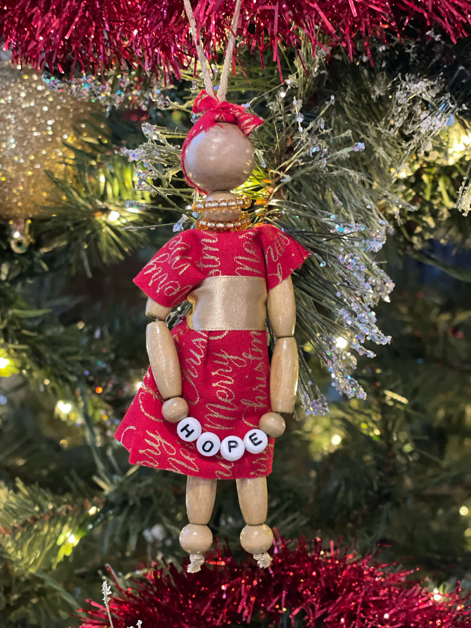 Justice Christmas Doll