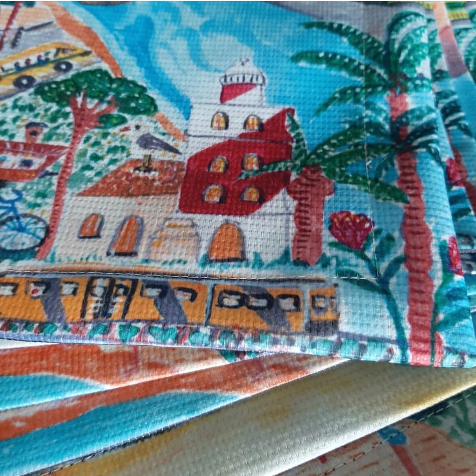 Cape Town Recycled Placemats (Set of 4)