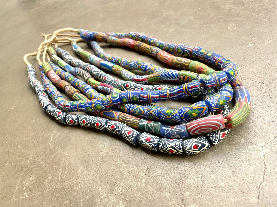 60 LONG GLASS BEAD NECKLACE Beaded beads faux India | Ubuy