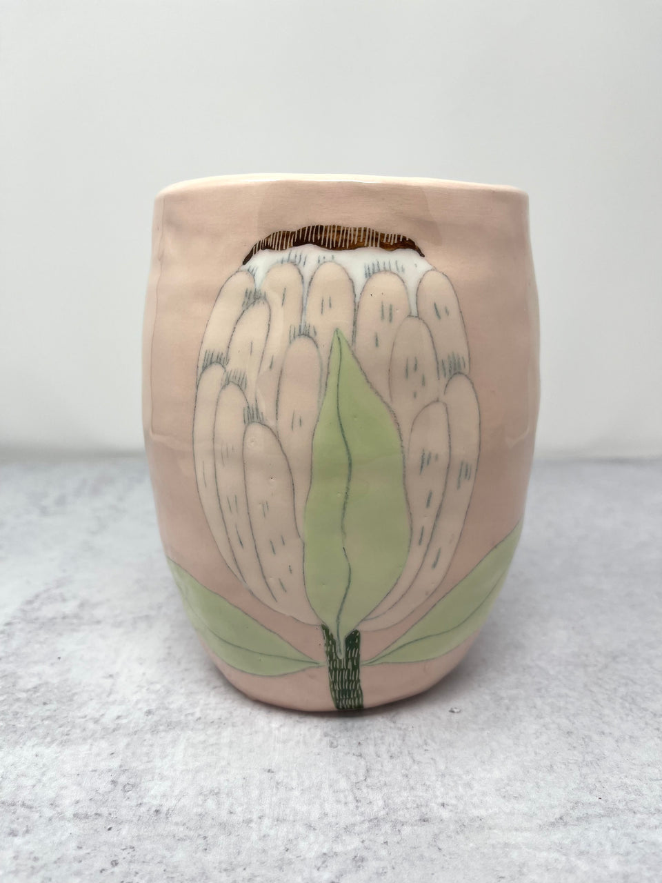 Gemma Orkin Ceramic Pot - Protea
