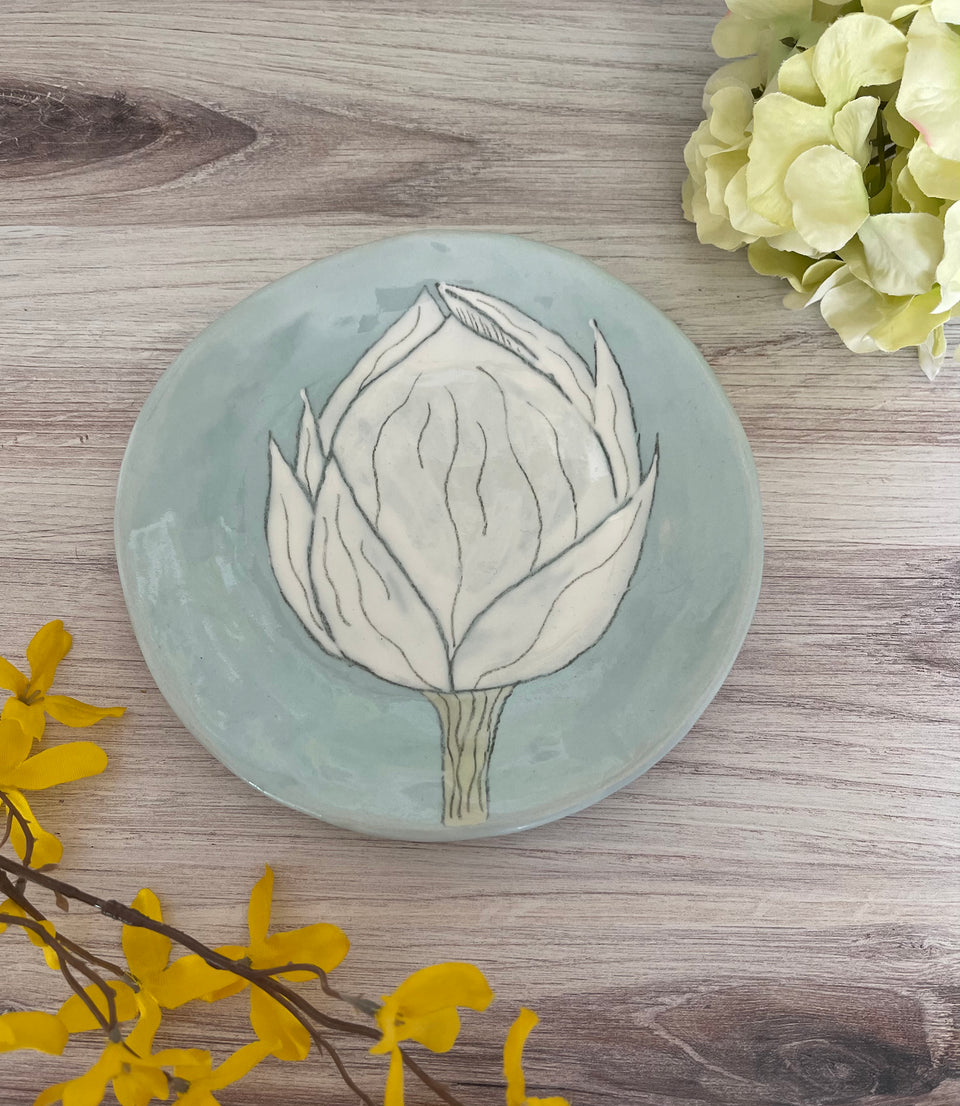 Gemma Orkin Ceramic Plate - Magnolia
