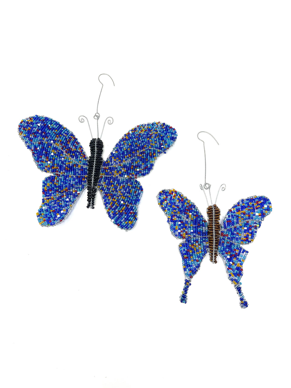 Hand Beaded Hanging Butterfly