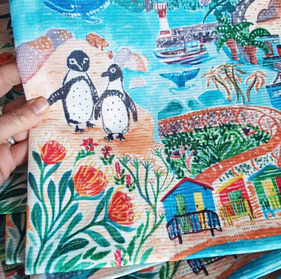 Cape Town Recycled Placemats (Set of 4)