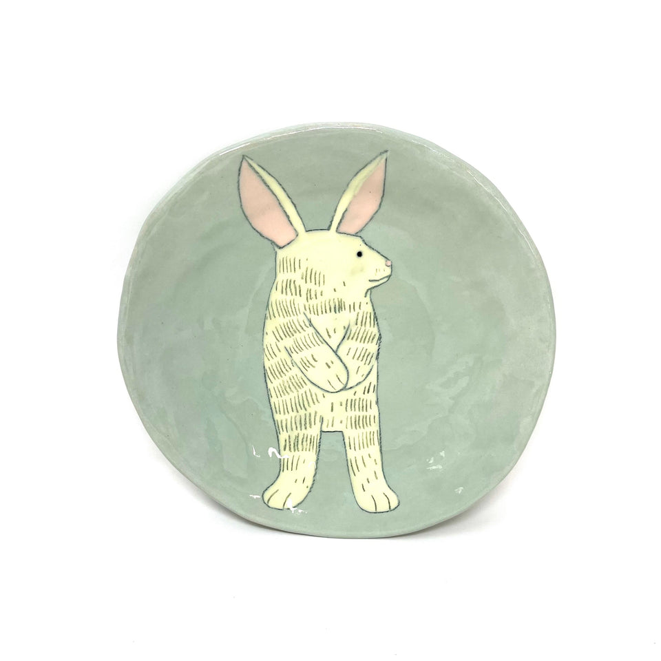 Gemma Orkin Ceramic Plate - Bunny