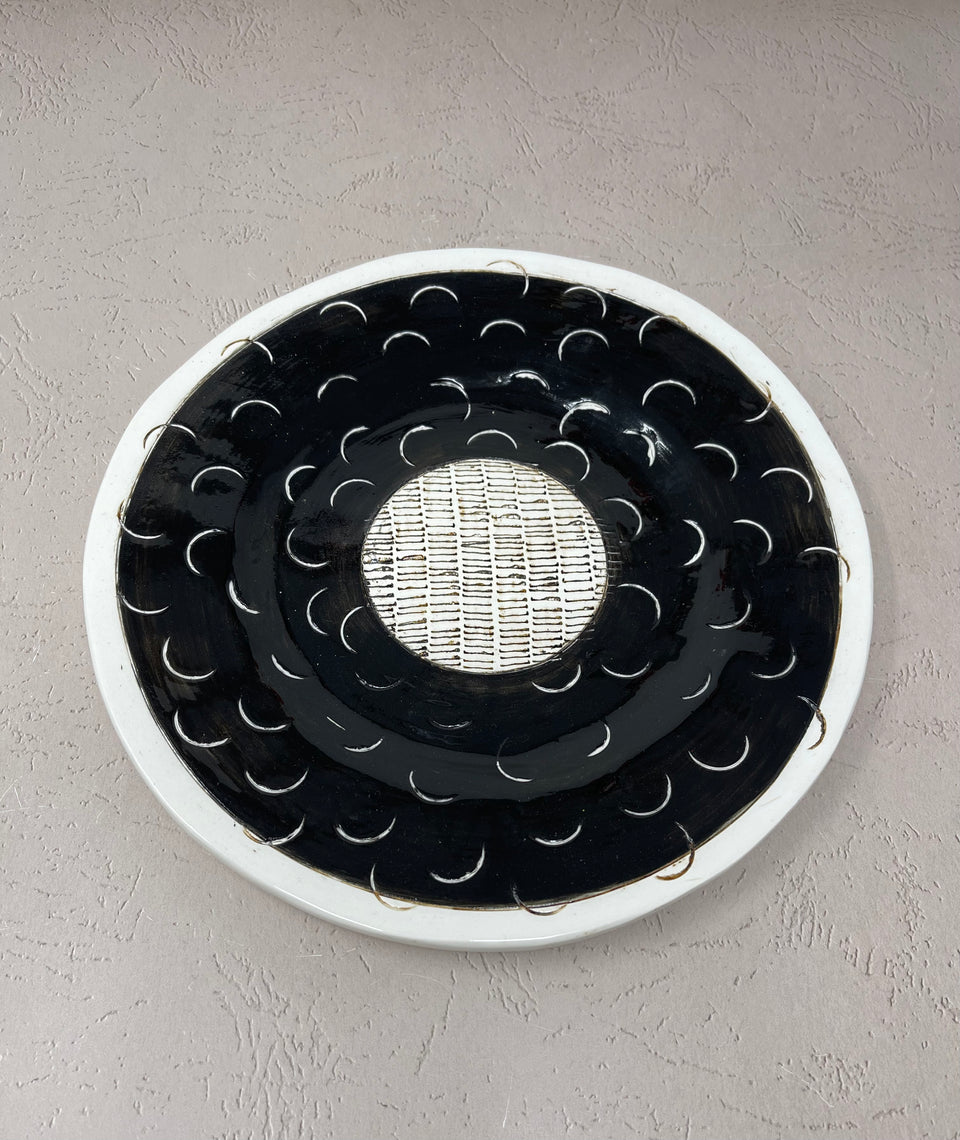 Ceramic African Large Decorative Plate