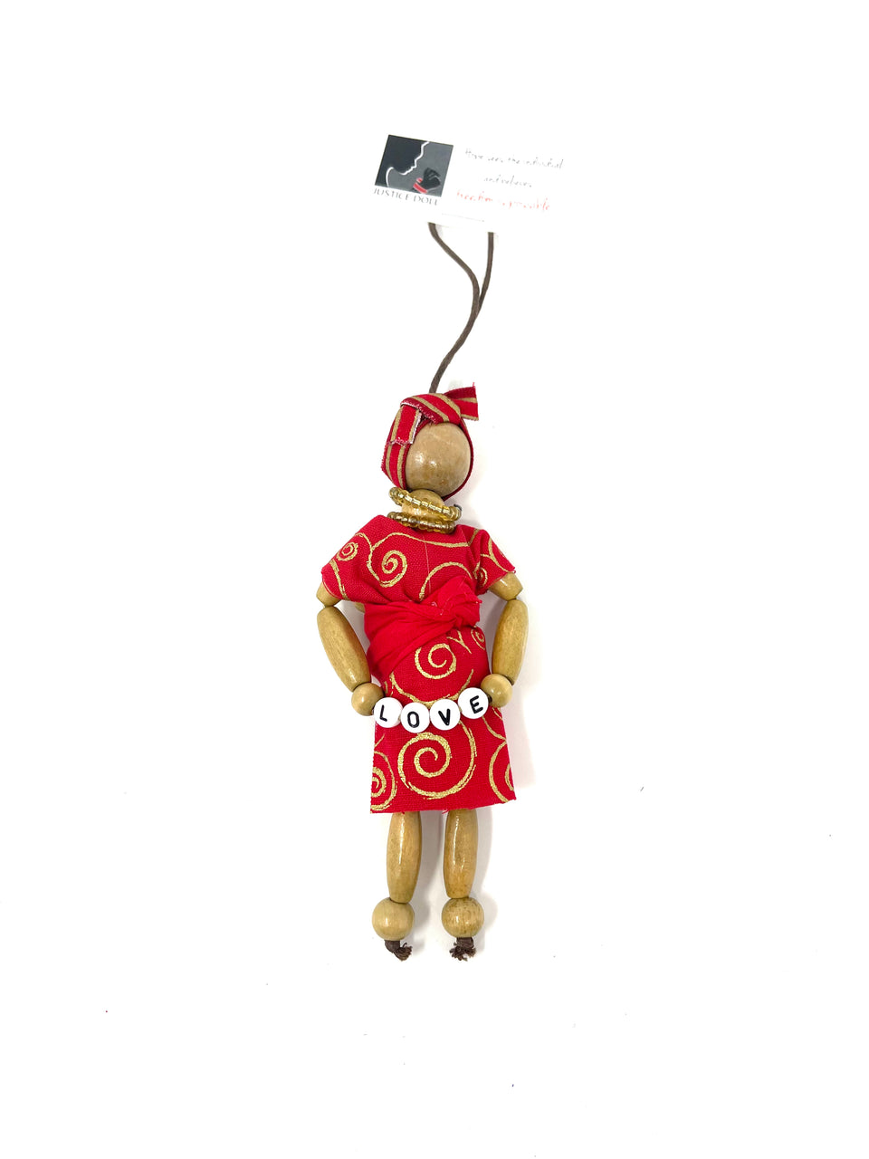 Justice Christmas Doll
