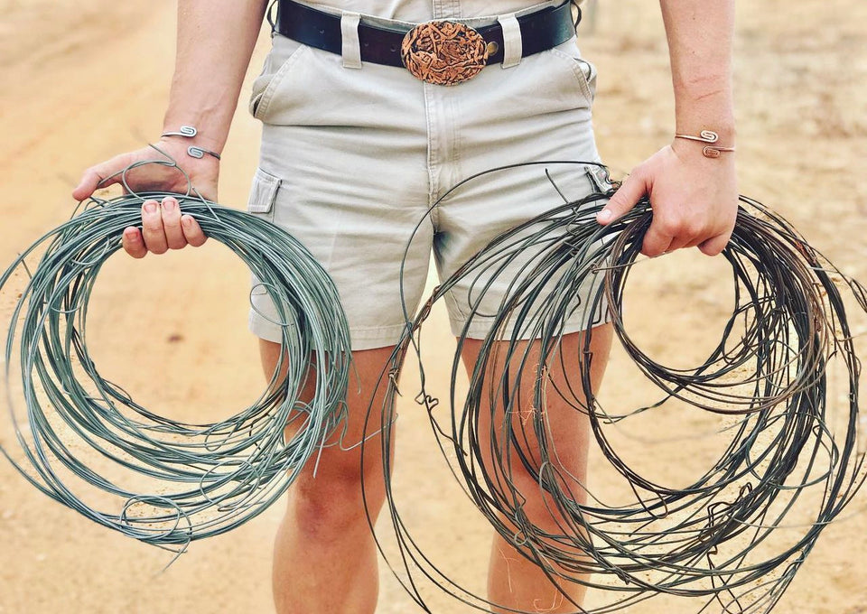 Copper Snare Wire Bangle